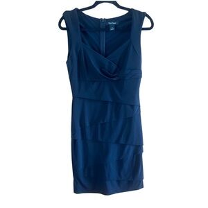 White House Black Market Navy Blue
Tiered Dress formal cocktail dress